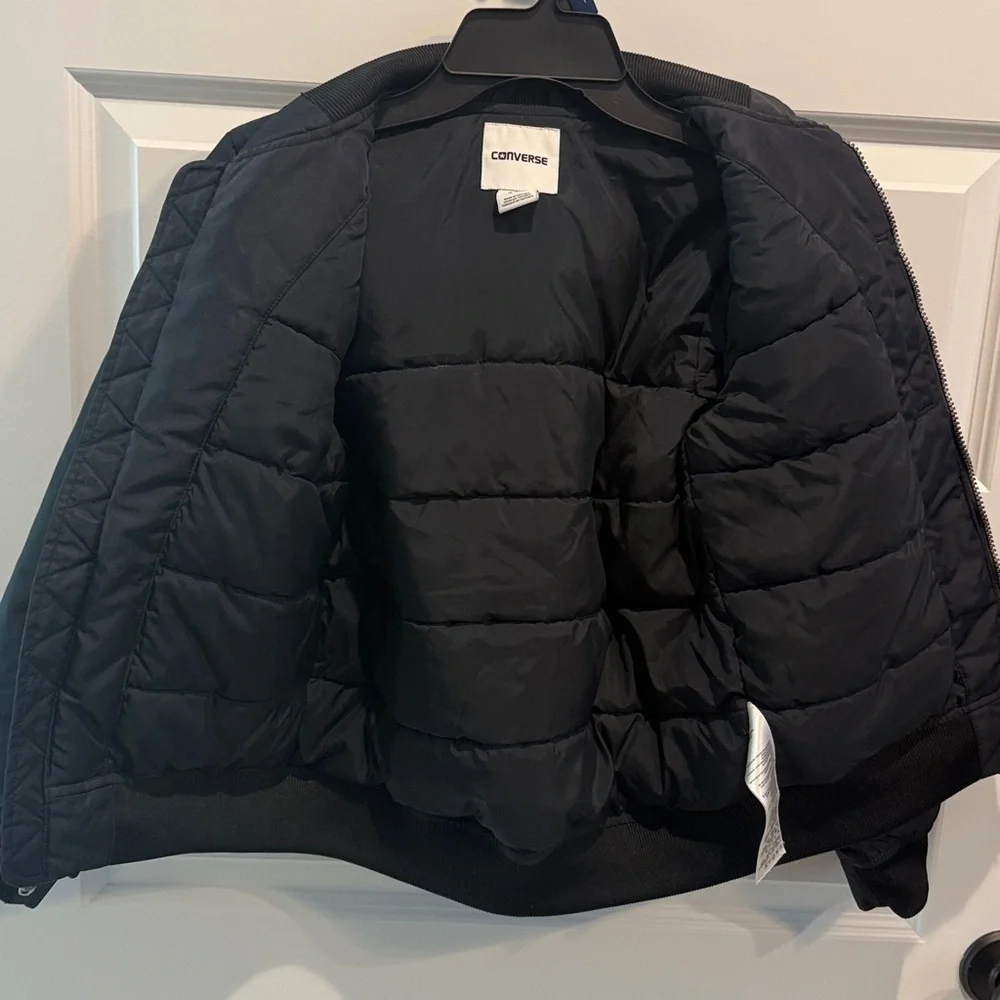 Converse Black Jacket with Logo - Picture 8 of 10